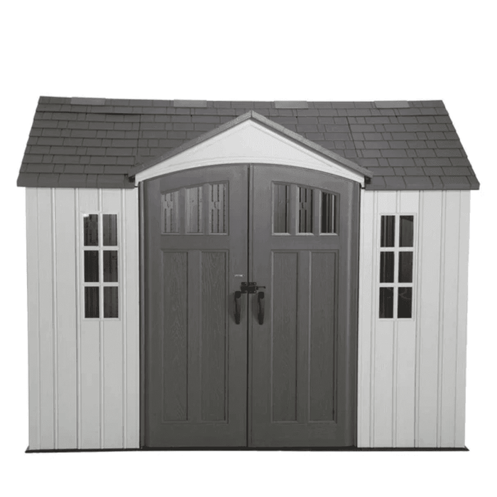 Lifetime 10′ x 8′ Outdoor Storage Shed, Gray