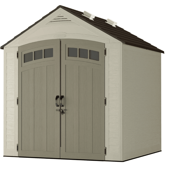 Vista 7 ft. W x 7 ft. D Plastic Shed